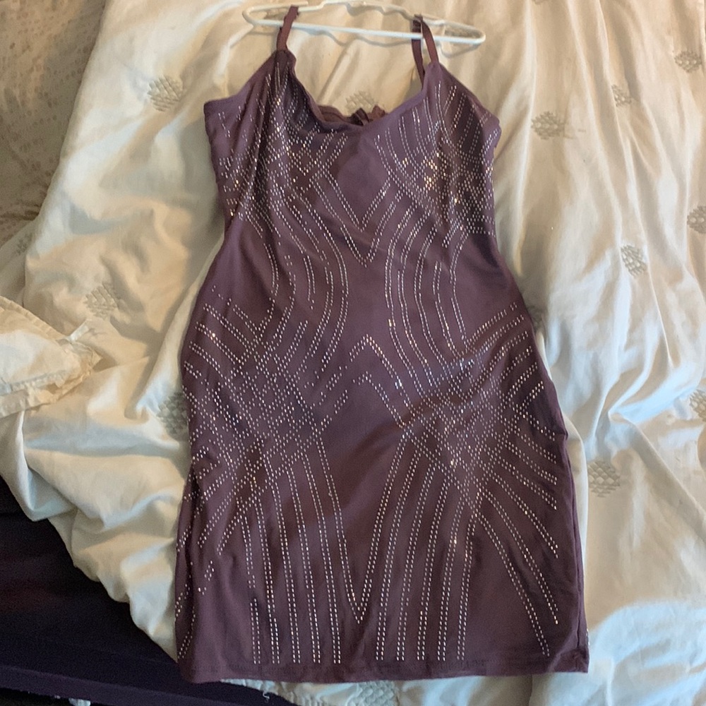 Purple prom/formal mini dress